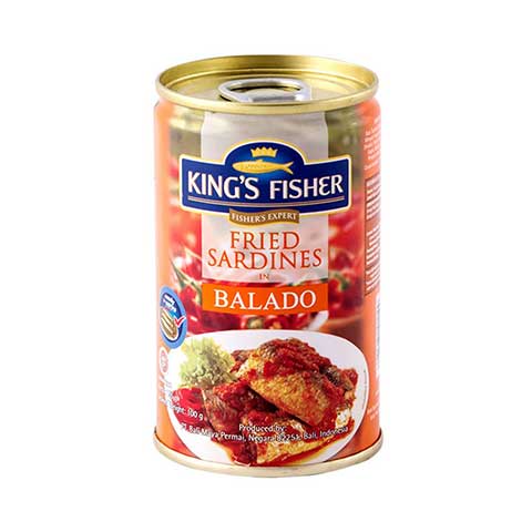 KING FISHER SARDINES CHILI 5X155G
